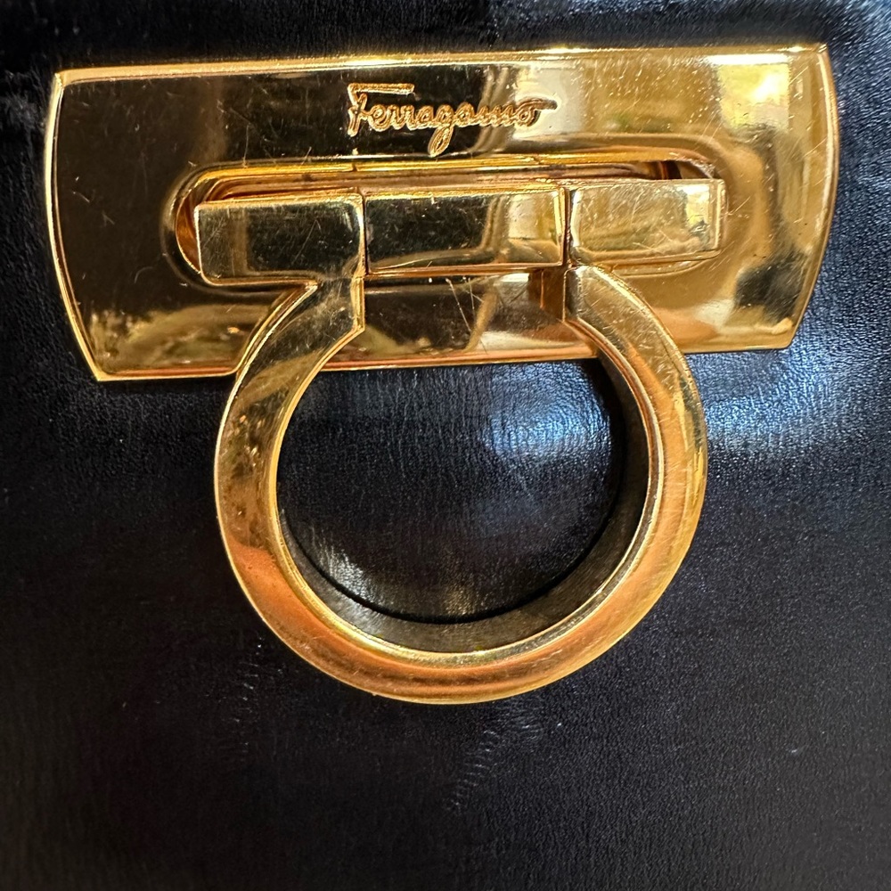 Ferragamo clutch purse
